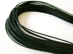 ヨーロッパ製レザーコードΦ1.5mm（ブラック）