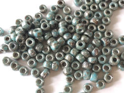MATUBOビーズ（7/0） （ターコイズブルー/ピカソ）