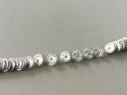 【糸通しスパンコール】 ソレイユ 4mm　メタリックシルバー
