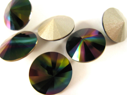 スワロフスキー#1122（リボリ） 14mm　ダークレインボークリスタル