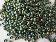 11/0 丸小ビーズ MIYUKI ＃2008（マット ブロンズグリーンAB）