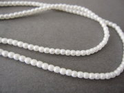 ガラスパール2mm マットホワイト 糸通し 約147～150個/本