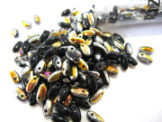 Rizoビーズ 2.5x6mm ジェットマレア　 約22g/ケース