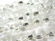 ファルファーレビーズ　3.2x6.5mm　（シルバーラインＣＲ） 糸通し 約48～50ｃｍ/本