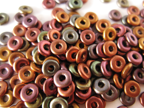 オービーズ　3.8x1mm （パープルアイリスゴールド）