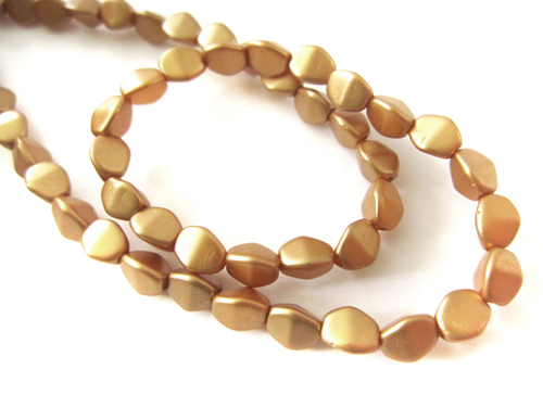 ピンチビーズ 5mm　パステル アンバー