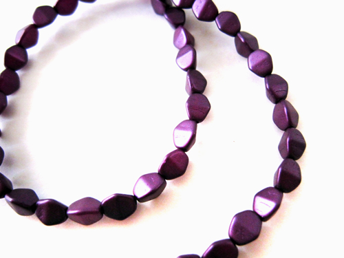 ピンチビーズ 5mm パステル ボルドー