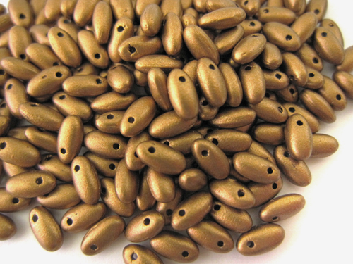 Rizoビーズ　2.5x6mm　ブラスゴールド