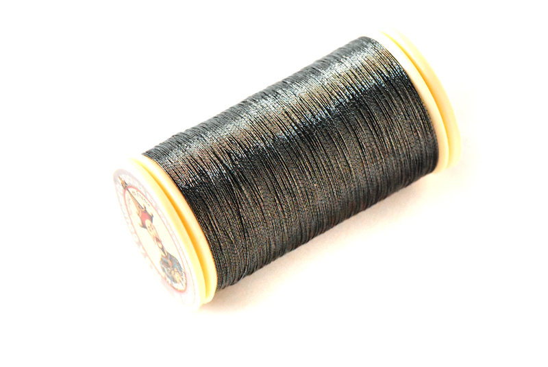 オートクチュール刺繍糸 メタリック （#165） ダークグレイ