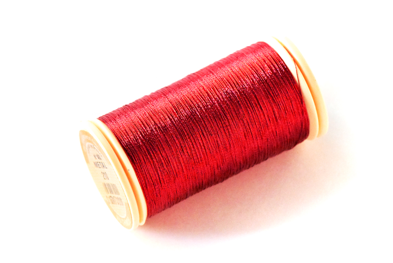 オートクチュール刺繍糸 メタリック （#210） ルージュ