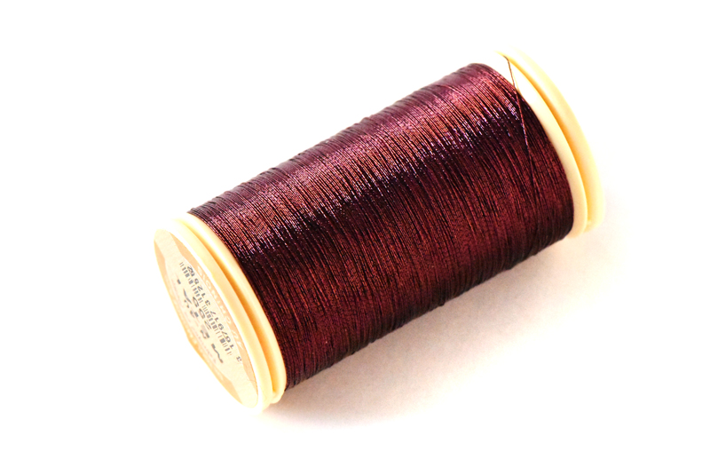 オートクチュール刺繍糸 メタリック （#255） バーガンディー