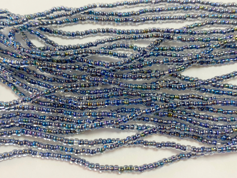 【糸通し】クリスタルブラックラインAB（11/0） チェコ製 約17ｇ