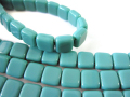 ★２ホール・タイルビーズ6x6mm （ペルシャ ターコイズ）