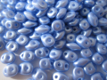 スーパーデュオビーズ　2.5x5mm（パステル ライトサファイア）