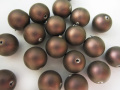 ガラスパール　ダークブラウン （マット） ８ｍｍ