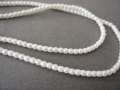 ガラスパール2mm マットホワイト 糸通し 約147～150個/本