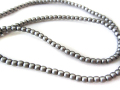 ガラスパール2mm マットシルバー 糸通し 約147～150個/本