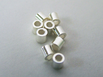 カシメ玉　2mm　シルバーカラー