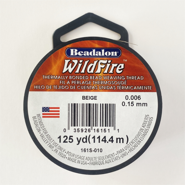 ワイルドファイア―（ベージュ）　細　10LB/0.15ｍｍ　125ｙｄ