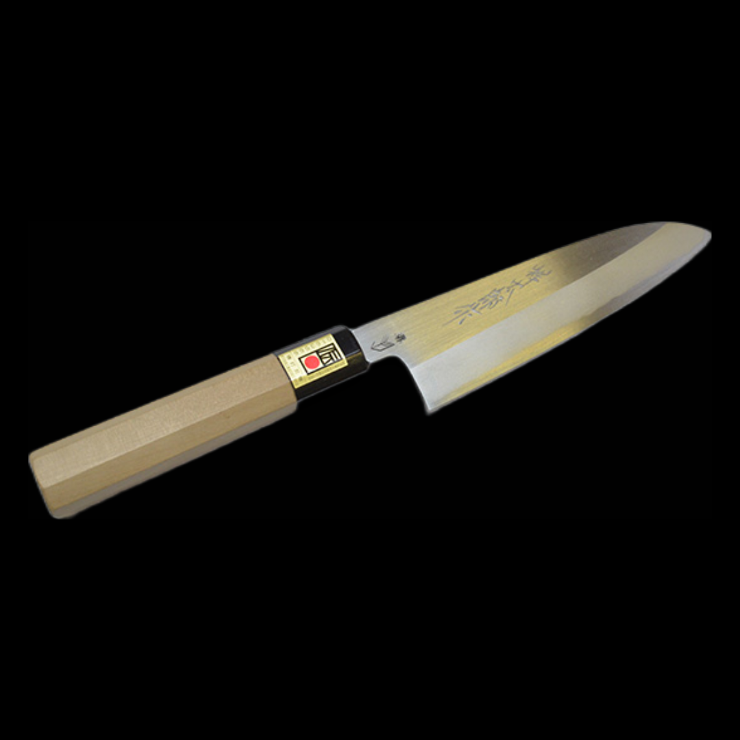 【ノムラ刃物】35　祥太郎作 和文化包丁青二鋼 水牛柄 180mm