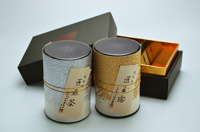 【つぼ市製茶本舗】匠の利休　煎茶・玉露詰合せ2本入