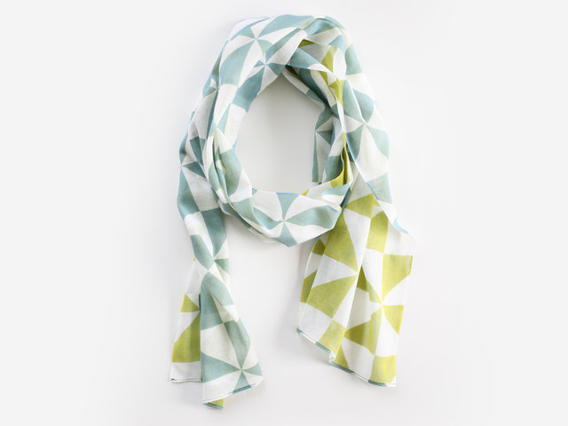 sakai kitchen〈堺キッチン〉【竹野染工】ガーゼストール　風光る