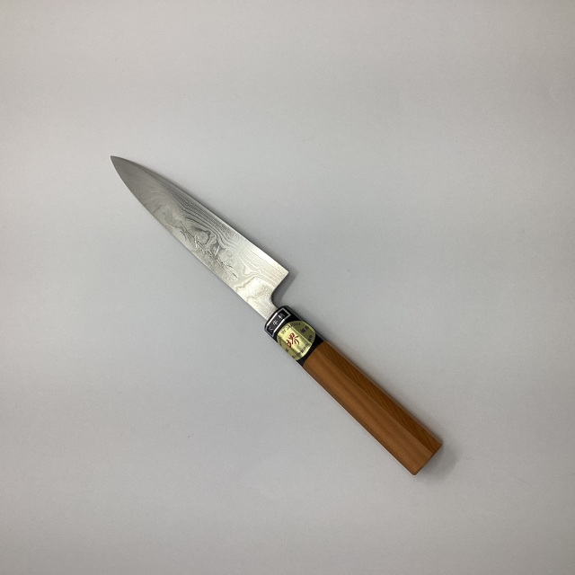 【藤井刃物製作所】3　和ペティ　150mm　ニッケルダマスカス10A