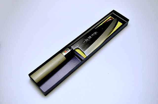 ノムラ刃物】祥太郎作出刃包丁180mm 白二鋼 水牛柄,野村祥太郎,野村