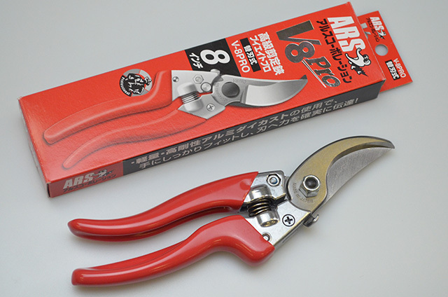 アルス剪定鋏V8プロ津軽ARS V8pro-TG 新品未使用 アルス ARS プロ用高級剪定鋏 V-8PRO ブイエイトプロ 200mm 1丁