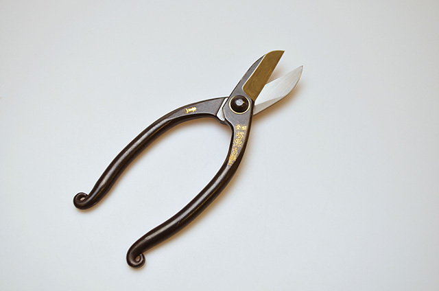 【ダイキチ】堺源吉作　池坊鋏165mm　青鋼