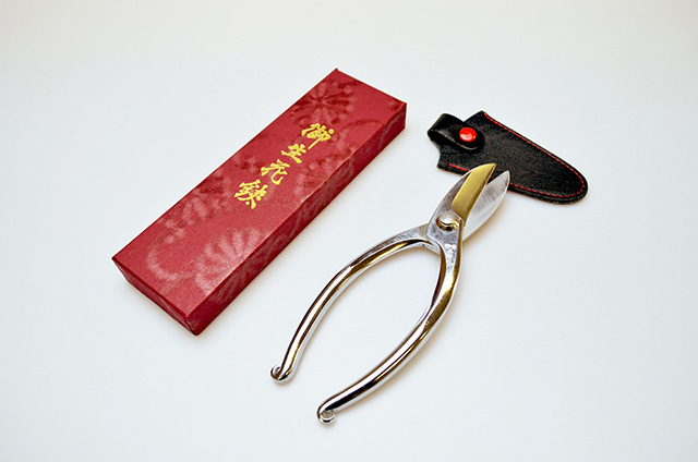 【牧田商店】多聞刃　青鋼手付クローム　池乃坊　165mm　サック付き