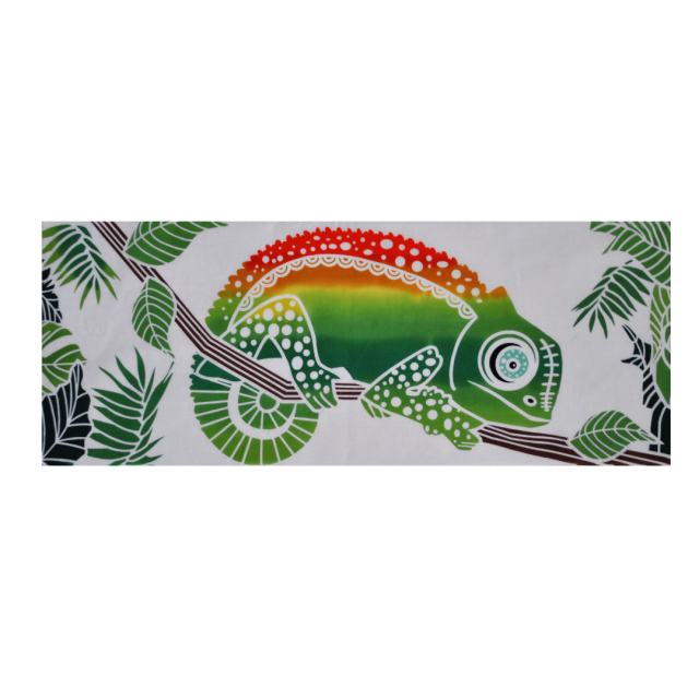 堺注染和晒興業会】パンサーカメレオン,注染手ぬぐい,堺手ぬぐい