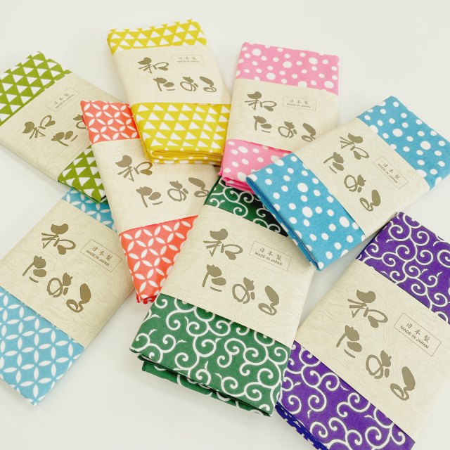 角野晒染(株)】小紋柄和たおる 唐草,堺,手ぬぐい販売,注染