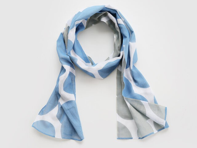 sakai kitchen〈堺キッチン〉【竹野染工】ガーゼストール 冬凪