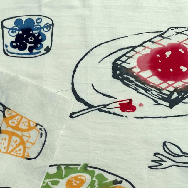 千総】手ぬぐい～くだもののある暮らし