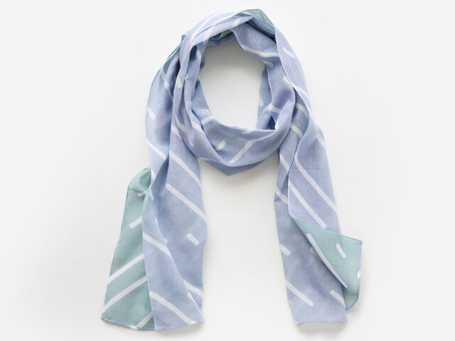 sakai kitchen〈堺キッチン〉【竹野染工】ガーゼストール 雨休み