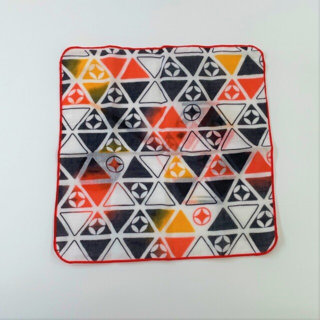 【左海壷人】注染ダブルガーゼハンカチ 春暁