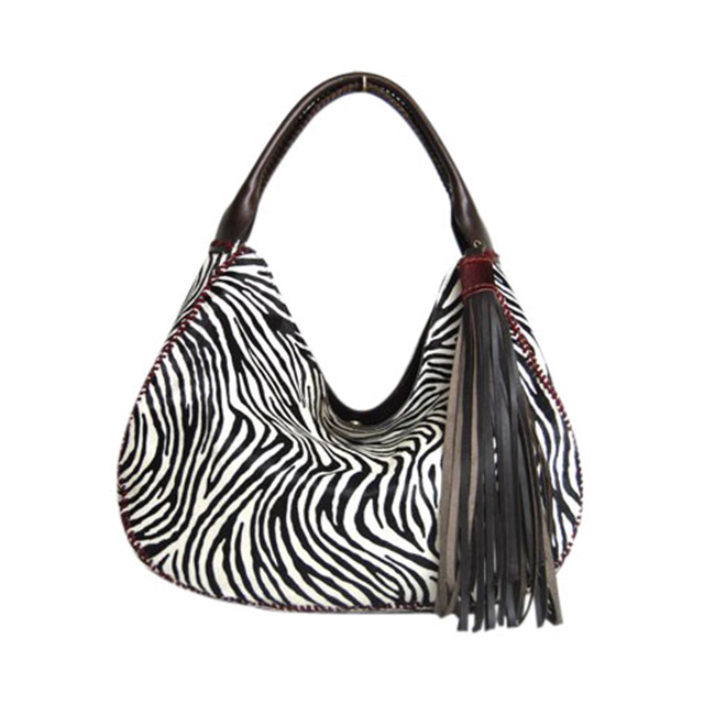 EMBRACE ハラコ＆牛革 ハンドメイドバッグ　EB-7272ZEBRA