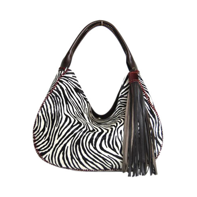 EMBRACE ハラコ＆牛革 ハンドメイドバッグ　EB-7272ZEBRA