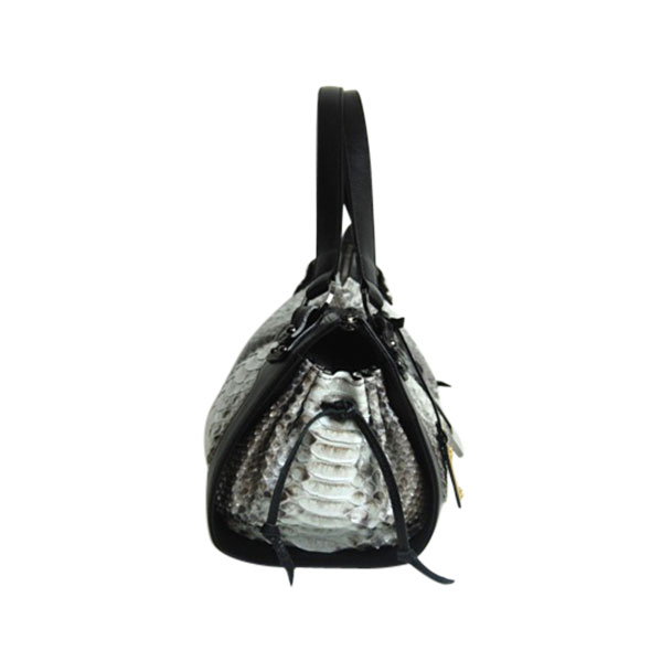 新色入荷!EMBRACE パイソン&クロコボストンBAG!EB-7013(PT)