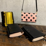【専用】symphony◆布製ロングウォレット 栃木レザー使用] レザー財布 (ロングウォレット) ラウンド