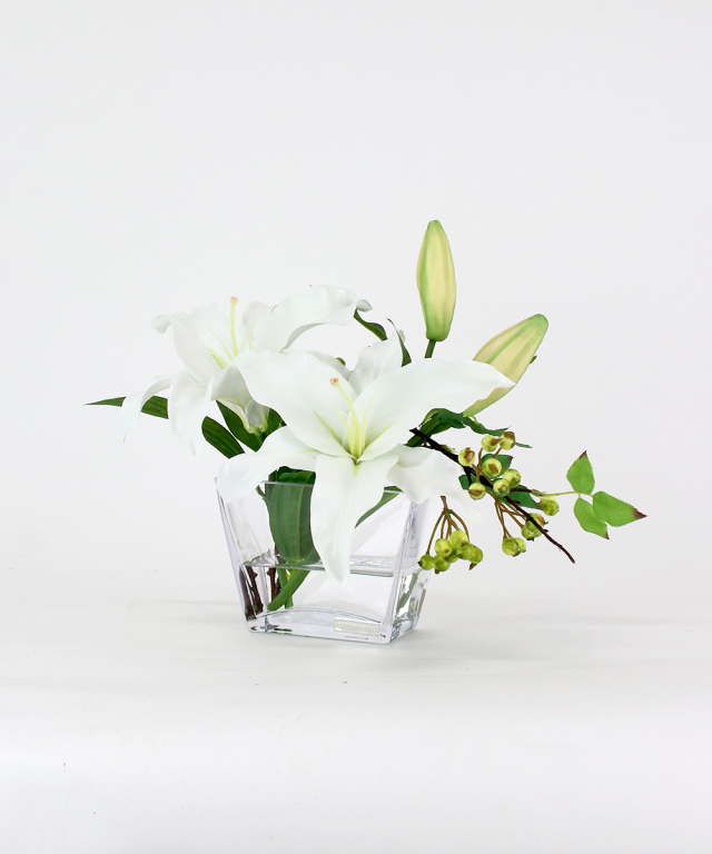 カサブランカ2L ギフト プレゼント お祝い アーティフィシャルフラワー