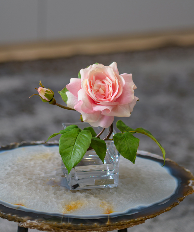 エミリオロバ　プリマローズ　造花 ピンクのバラ エミリオ・ロバ アートフラワー／プリマローズ | ライトアップ