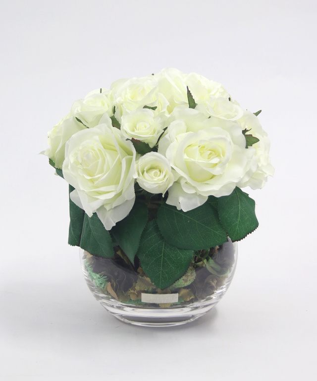 ローズポプリアレンジM-w 高品質 ギフト プレゼント お祝い アーティ