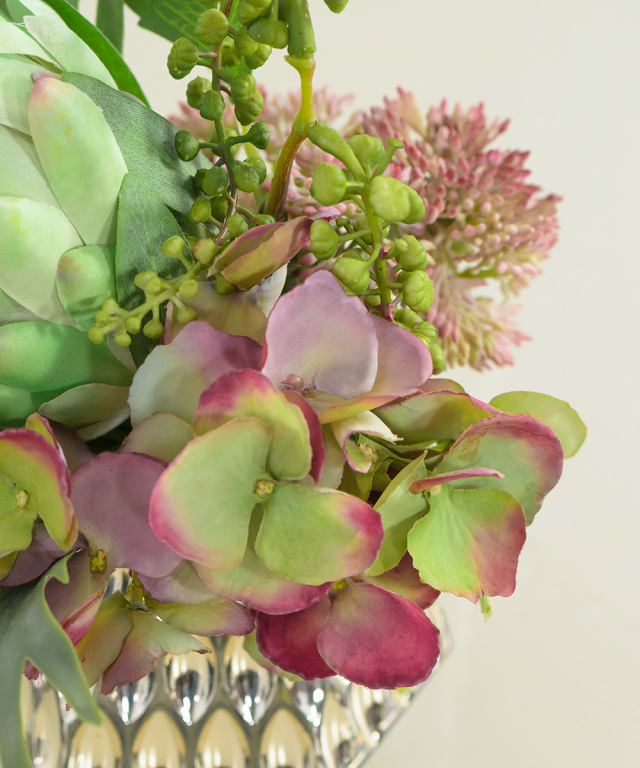 プロテア＆スカビオサL25 アートフラワー アーティフィシャル