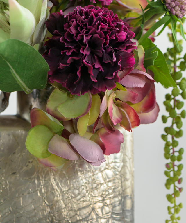 キングプロテア＆スカビオサ2L25 アートフラワー アーティフィシャル