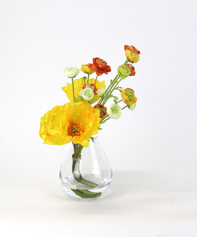 期間限定】SDGsポピー アートフラワー アーティフィシャルフラワー