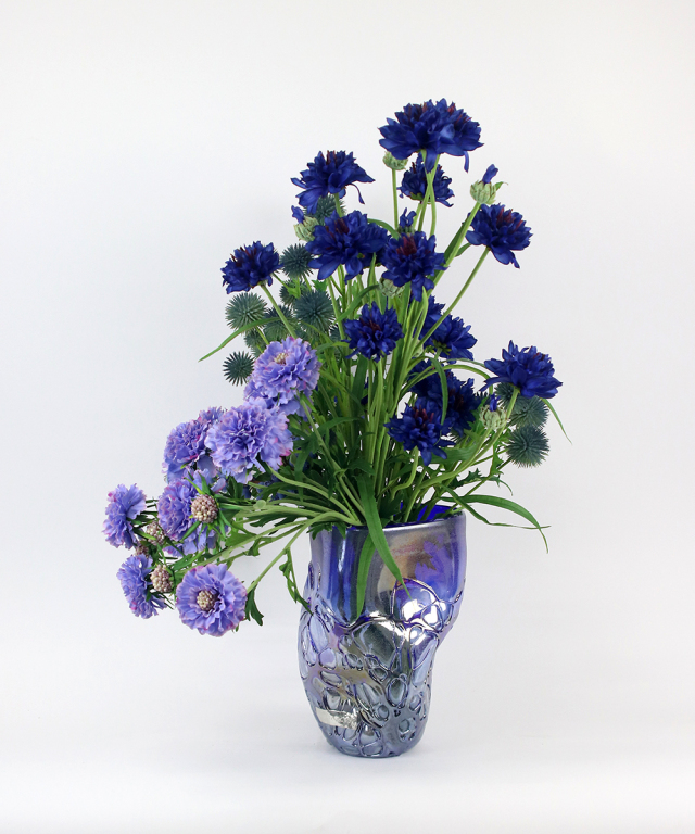 コーンフラワー＆スカビオサ4L25 アートフラワー アーティフィシャル