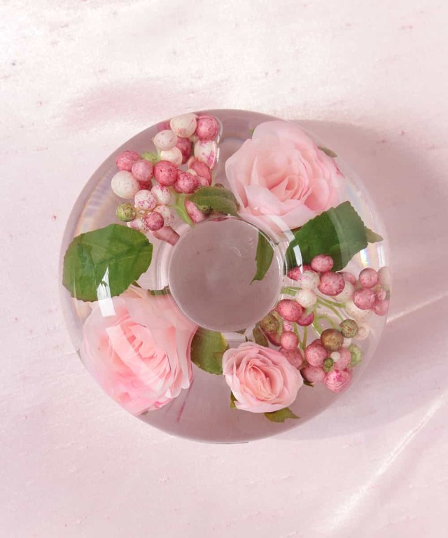 専用　ハンドメイドキャンドルホルダー　キャンドル　薔薇キャンドル 専用 ハンドメイドキャンドルホルダー キャンドル 薔薇キャンドル