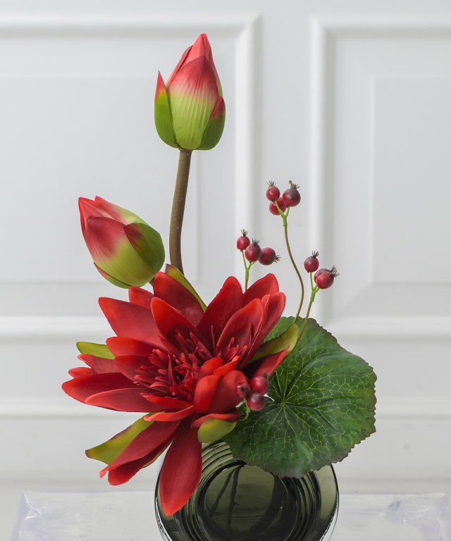 ロータスL25-rd アートフラワー アーティフィシャルフラワー ギフト